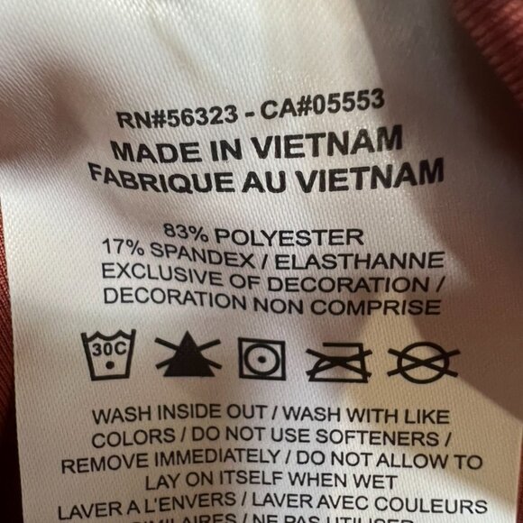 Nike Dri-Fit Leggings Mid-Rise Full-Length Gold Glitter Logo - Picture 11 of 12